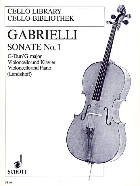 Front Cover Image Sonate Nr. 1 G-Dur 