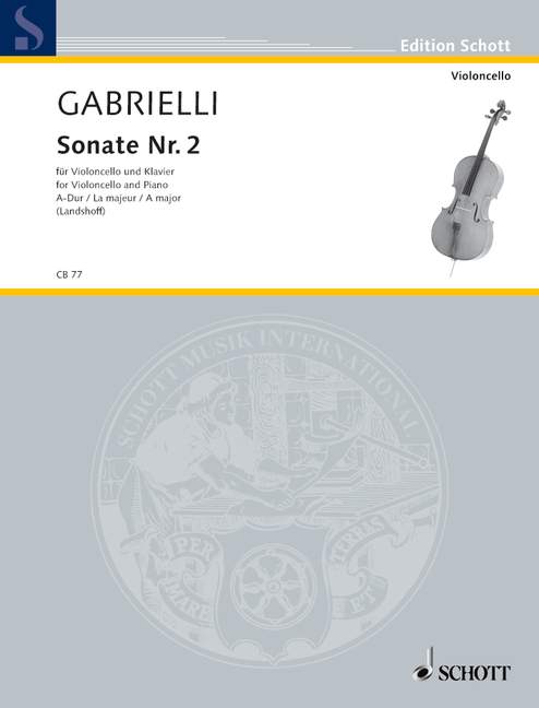 Front Cover Image Sonate Nr. 2 A-Dur 