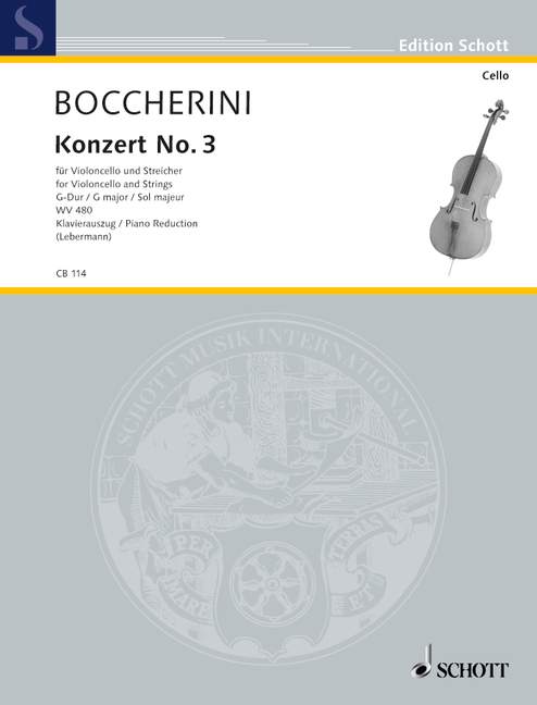 Front Cover Image Konzert No. 3 G-Dur WV 480 