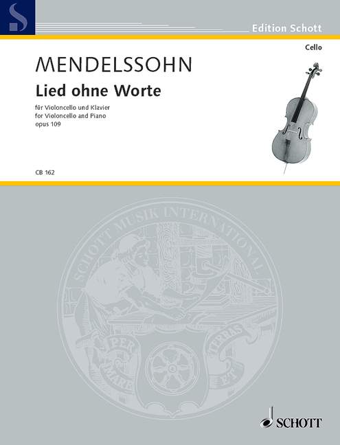 Front Cover Image Lied ohne Worte D-Dur op. 109 