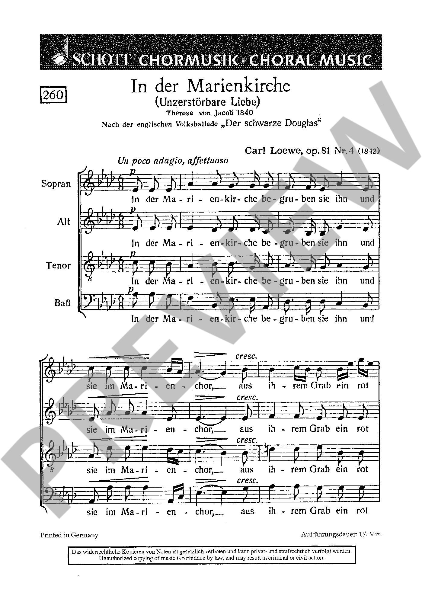Other Cover Image In der Marienkirche op. 81/4 