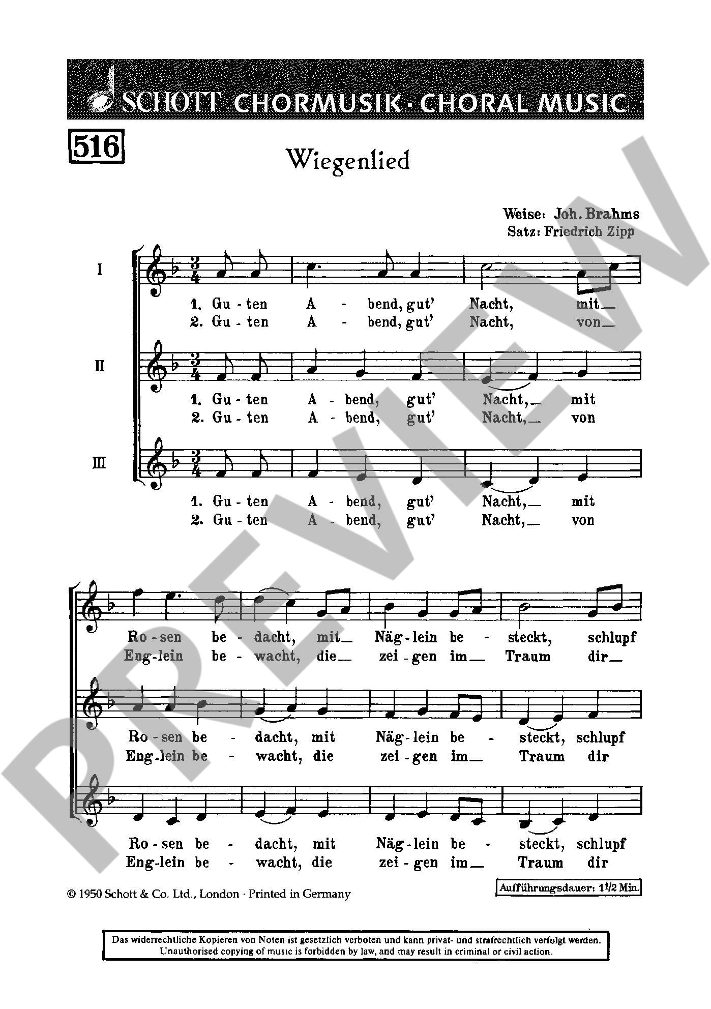 Other Cover Image Wiegenlied 