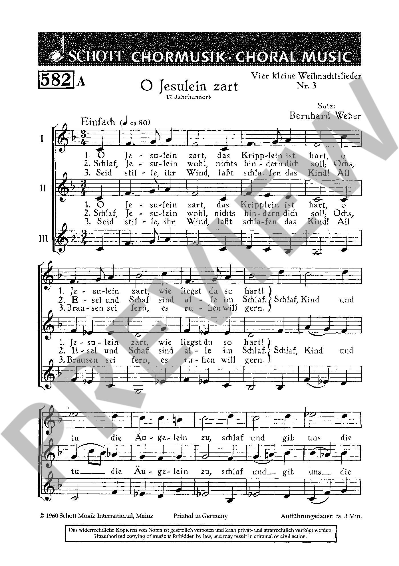 Other Cover Image Vier kleine Weihnachtslieder 