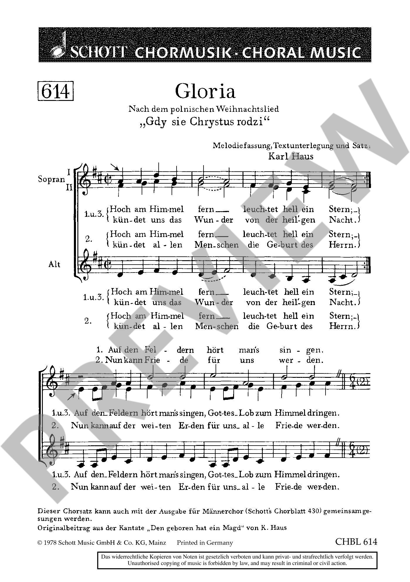 Other Cover Image Gloria 