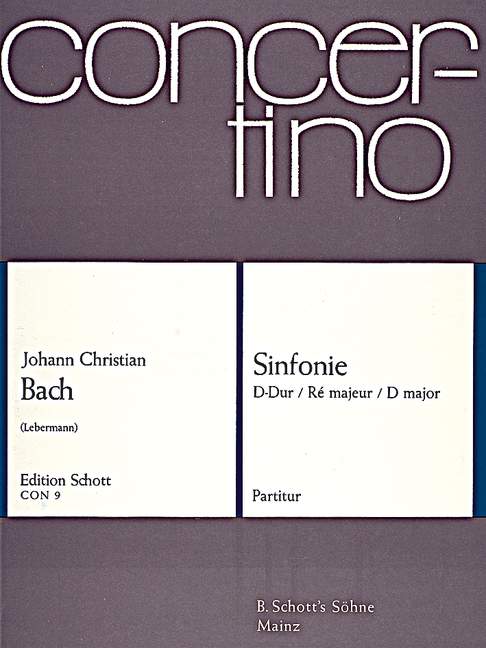 Front Cover Image Sinfonie D-Dur 