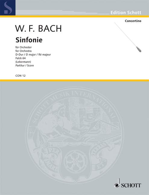 Front Cover Image Sinfonie D-Dur Falck 64 
