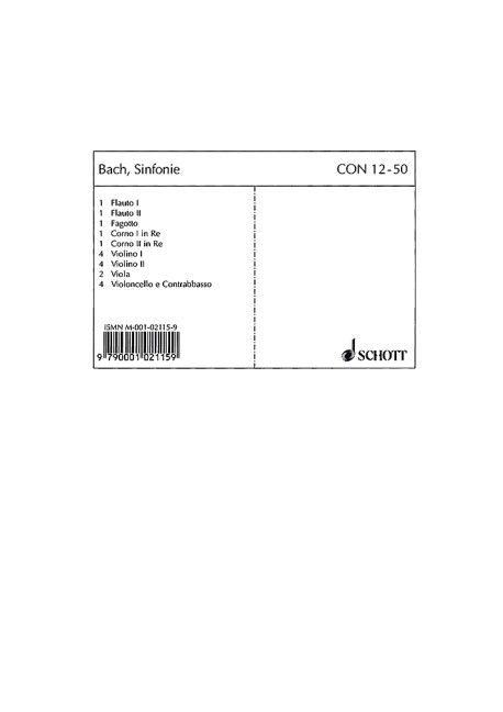 Front Cover Image Sinfonie D-Dur Falck 64 