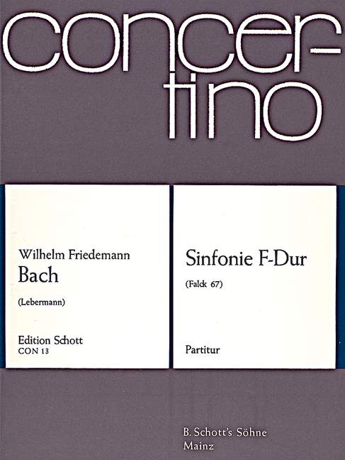 Front Cover Image Sinfonie F-Dur Falck 67 