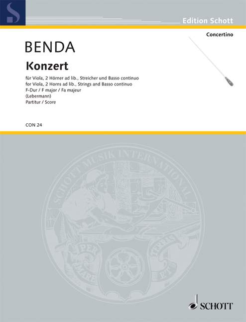 Front Cover Image Konzert F-Dur 