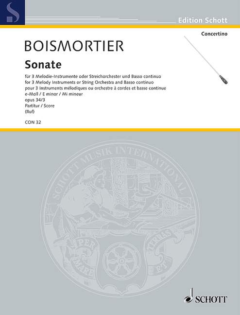Front Cover Image Sonate e-Moll op. 34/3 