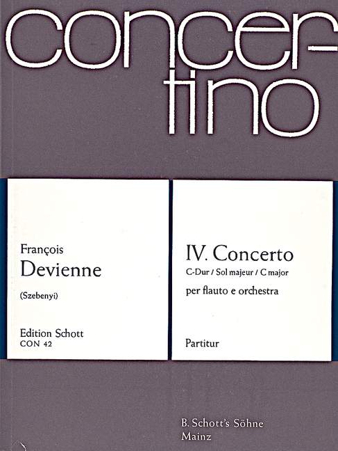 Front Cover Image IV. Concerto G-Dur 