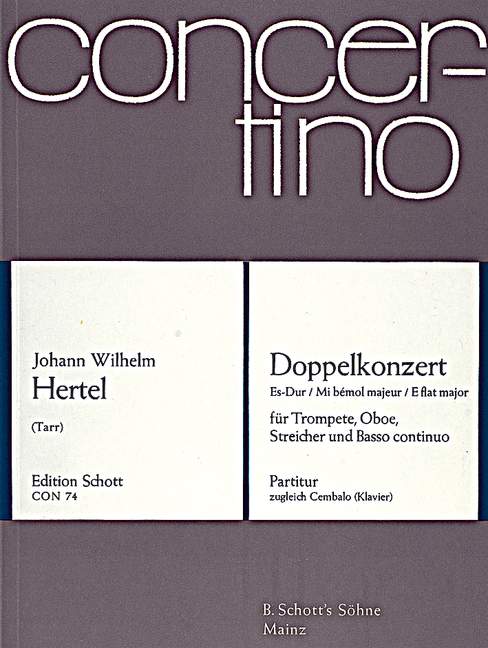 Front Cover Image Doppelkonzert Es-Dur 