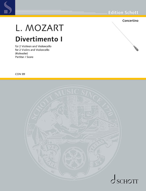 Front Cover Image Divertimento I 