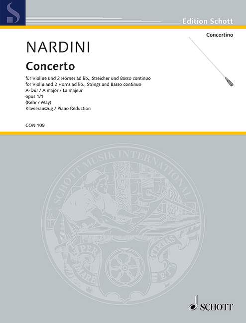 Front Cover Image Concerto A-Dur op. 1/1 