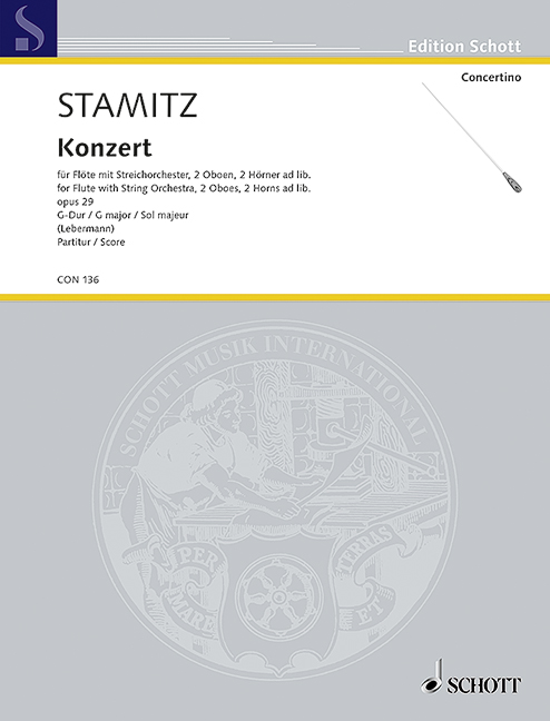 Front Cover Image Konzert G-Dur op. 29 