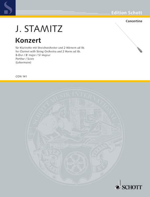 Front Cover Image Konzert B-Dur 