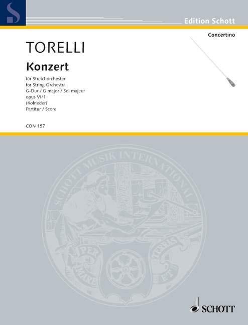 Front Cover Image Konzert G-Dur op. 6/1 