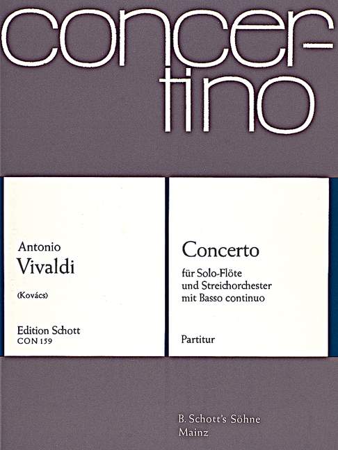 Front Cover Image Concerto G-Dur RV 436/PV 140 F VI No. 8 