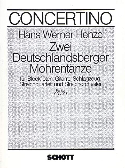 Front Cover Image Zwei Deutschlandsberger Mohrentänze 