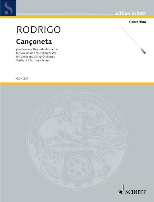 Front Cover Image Cançoneta A-Dur 