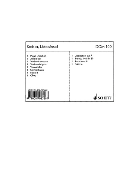 Front Cover Image Liebesfreud 