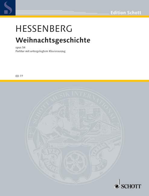 Front Cover Image Weihnachtsgeschichte op. 54 