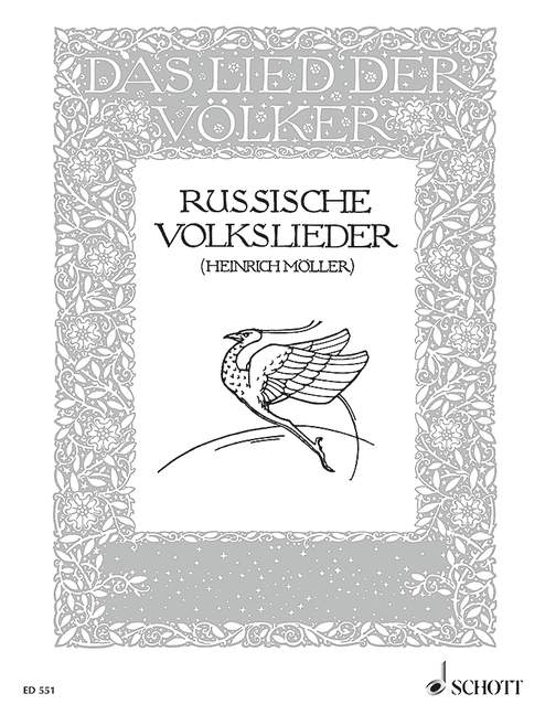 Front Cover Image Russische Volkslieder Band 1