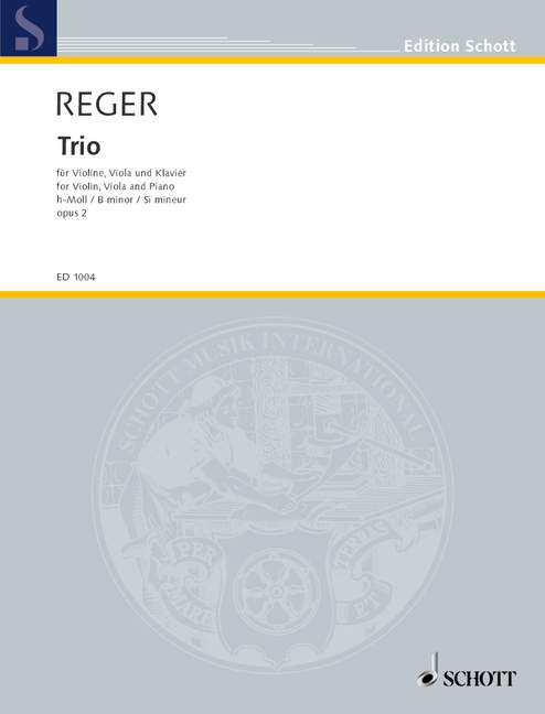 Front Cover Image Trio h-Moll op. 2 