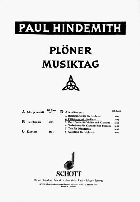 Front Cover Image Plöner Musiktag 