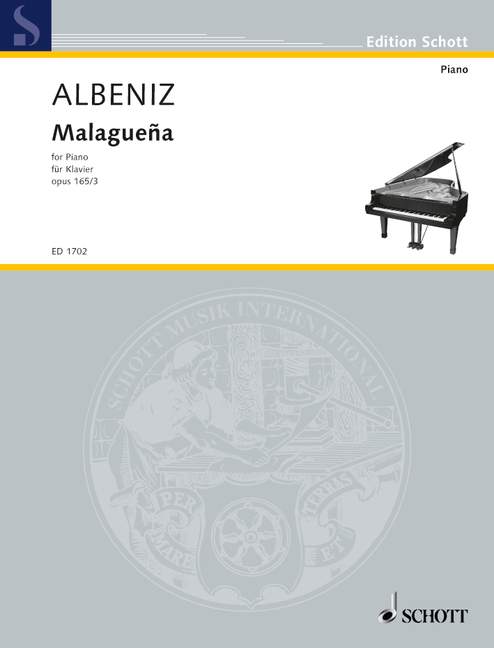 Front Cover Image Malagueña op. 165/3 