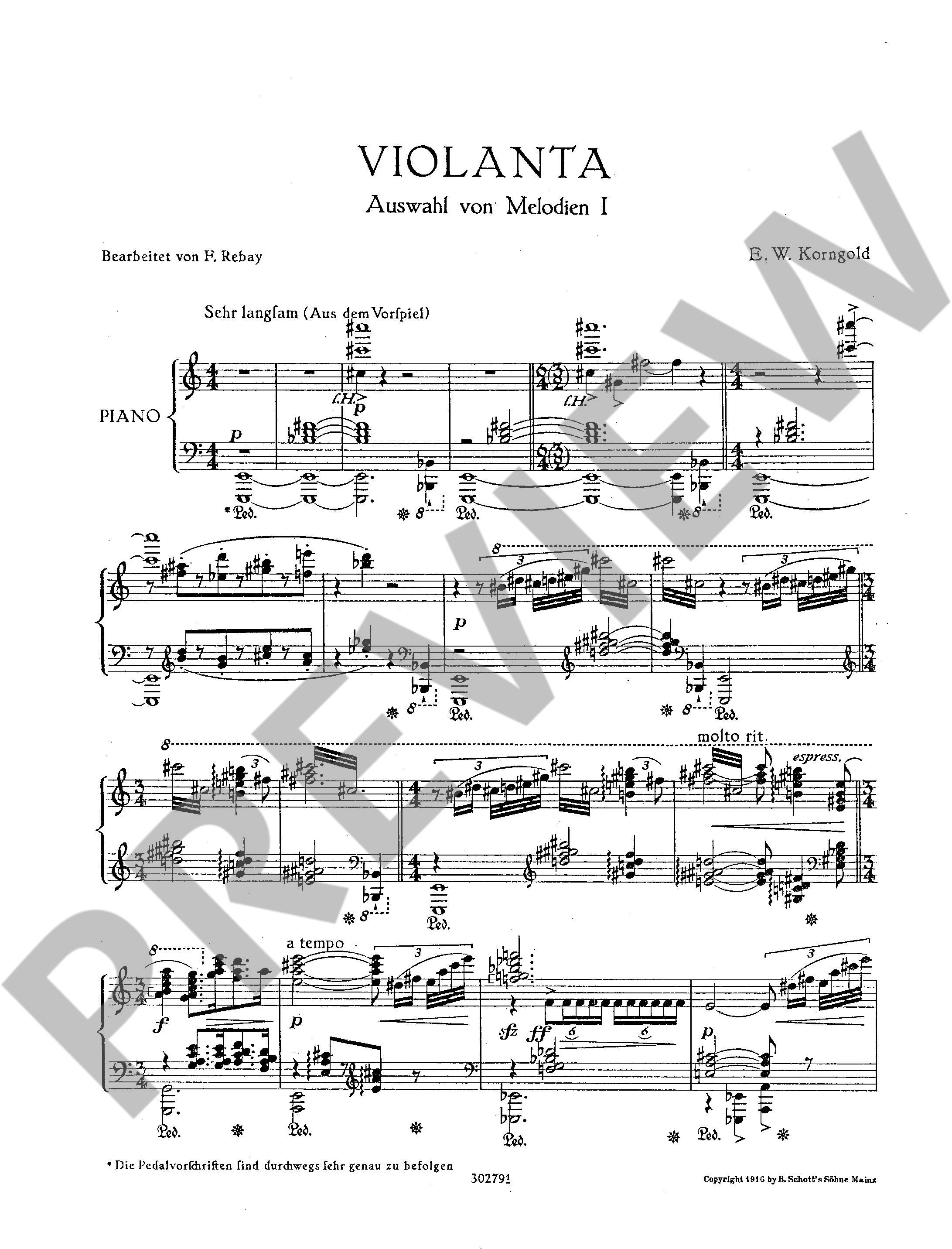 Other Cover Image Violanta op. 8 Heft 1