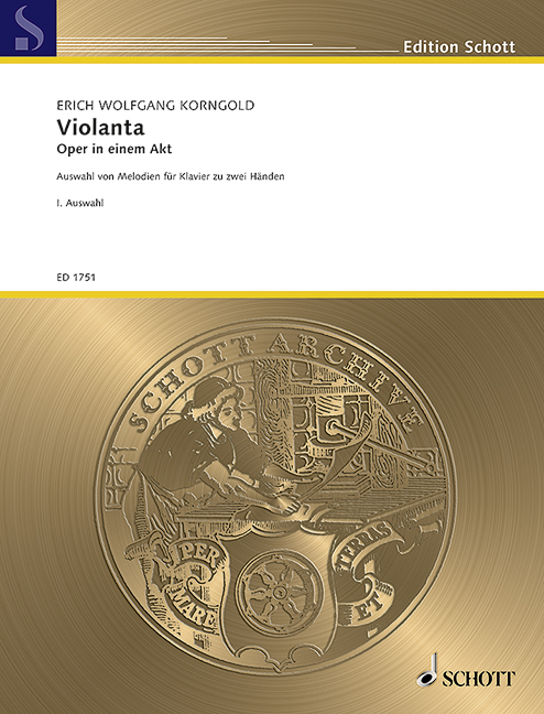 Front Cover Image Violanta op. 8 Heft 1