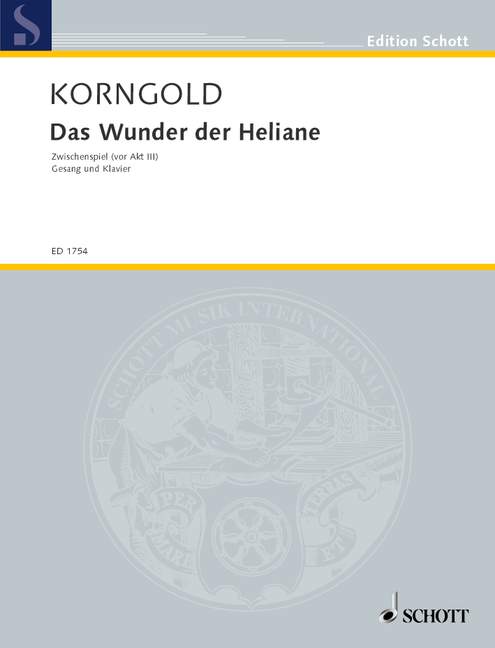 Front Cover Image Das Wunder der Heliane op. 20 