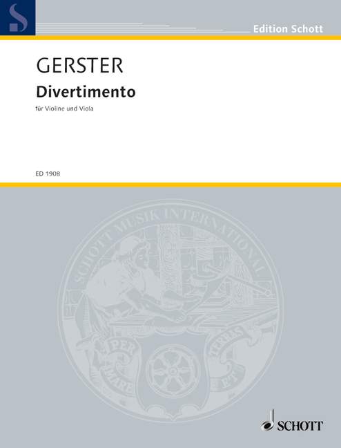 Front Cover Image Divertimento 