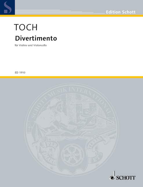 Front Cover Image Divertimento op. 37/1 