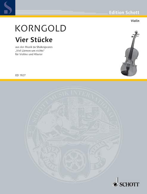 Front Cover Image Vier Stücke op. 11 