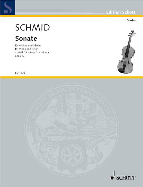 Front Cover Image Sonate a-Moll op. 27 