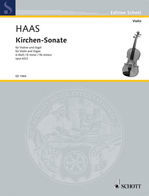 Front Cover Image Kirchen-Sonate d-Moll op. 62/2 