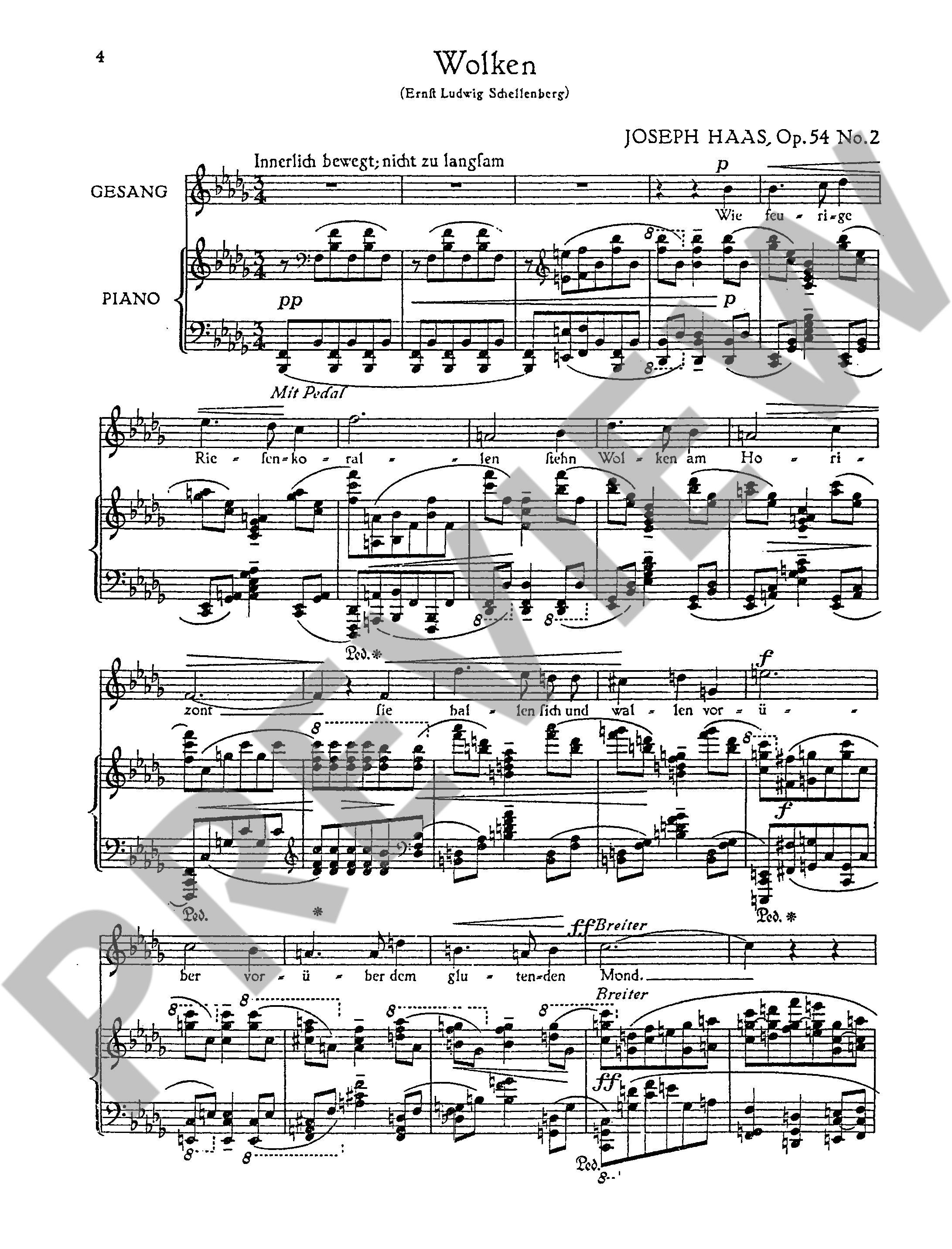 Other Cover Image Heimliche Lieder der Nacht op. 54 