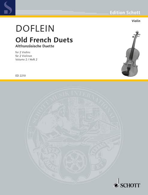 Front Cover Image Altfranzösische Duette 
