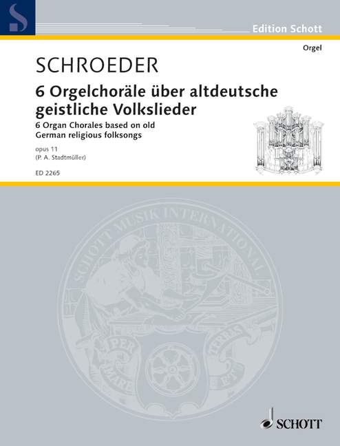 Front Cover Image 6 Orgelchoräle op. 11 