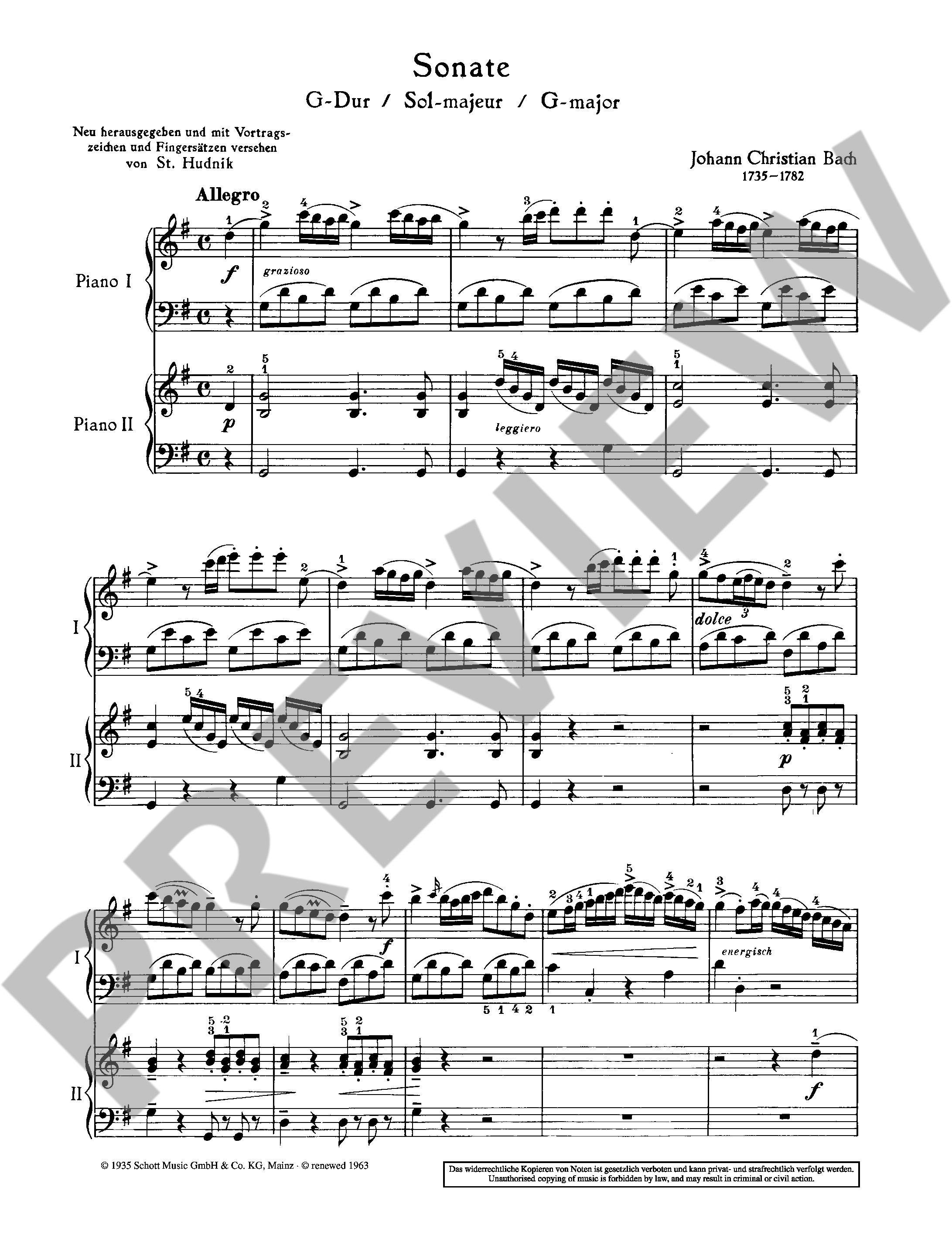 Other Cover Image Sonate G-Dur 