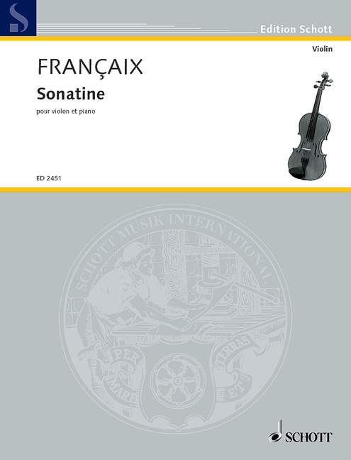 Front Cover Image Sonatine 