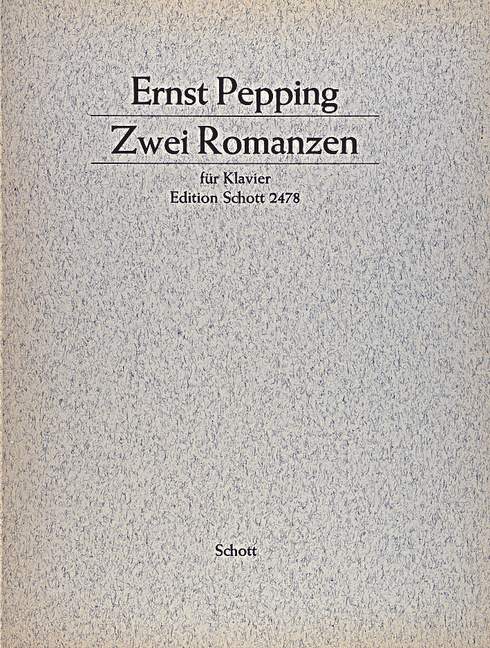 Front Cover Image Zwei Romanzen 