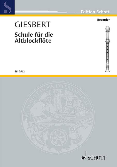 Front Cover Image Schule für die Altblockflöte 