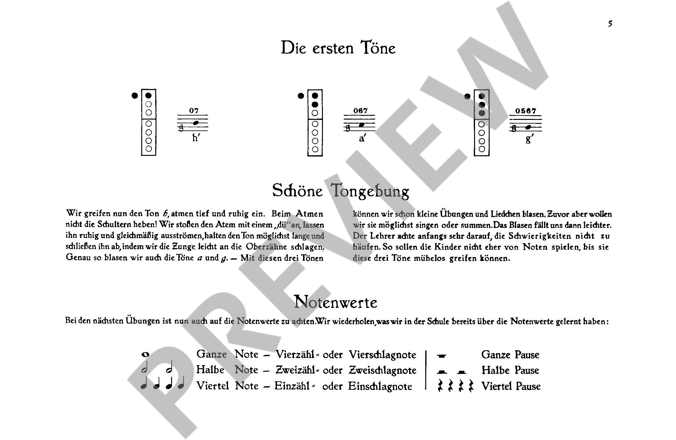 Other Cover Image Flötenbüchlein für die Schule Heft 1