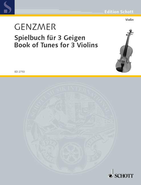 Front Cover Image Spielbuch für 3 Geigen GeWV 312 