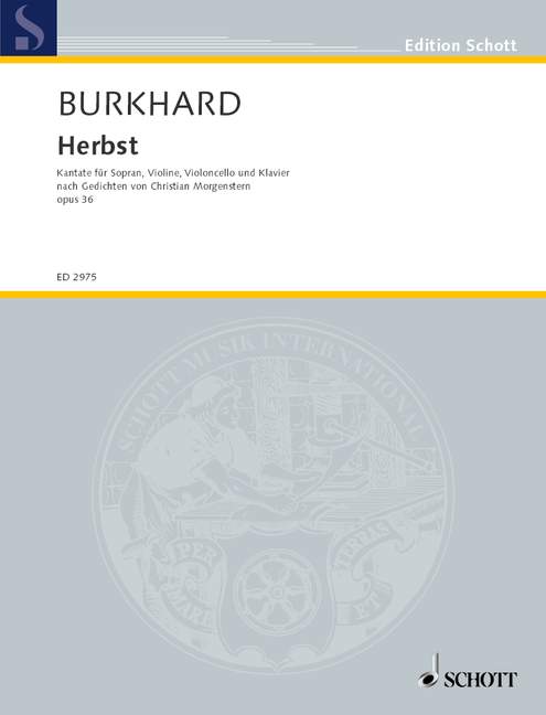 Front Cover Image Herbst op. 36 