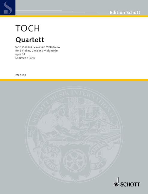 Front Cover Image Quartett op. 34 