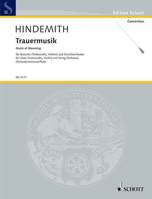 Front Cover Image Trauermusik 
